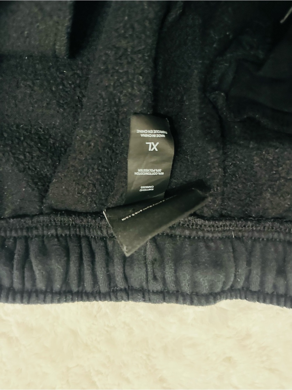 Virginity Rocks Black Sweatpants with Light Blue Side Logo - Picture 4 of 6